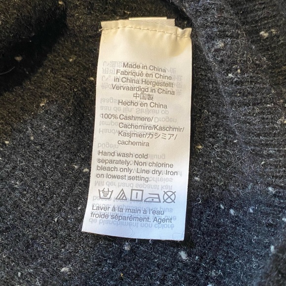 Madewell Women’s Cashmere Waflle Sweatshirt Sweater - Picture 4 of 5